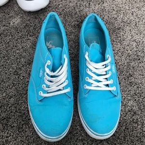 Blue Lace-Up Vans